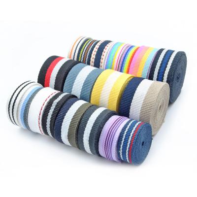 China Durable Strong Colored Polyester Grosgrain Webbing For Clothing Pet Accessory Ribbon 20mm 25mm 30mm for sale