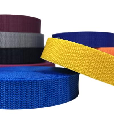 China Durable Custom Polypropylene Webbing Polyester Webbing Straps For Bags And Backpack for sale