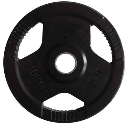 China Universal Rubber Coated 10kg Barbell Plates Gym Equipment Weight Plates for sale