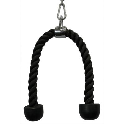 China Home Gym Workout Fitness Lat Movie Advancement Gym Accessories Tricep Rope for sale