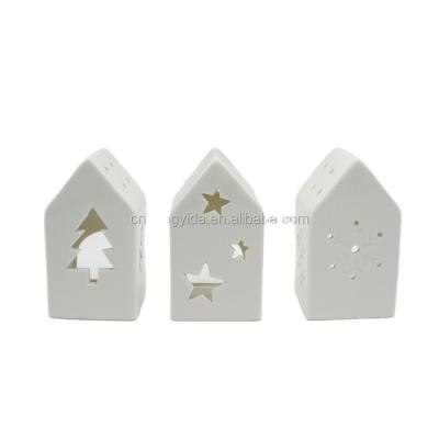 China Christmas House T-light Stand Christmas House For T-light Stand Decoration for sale