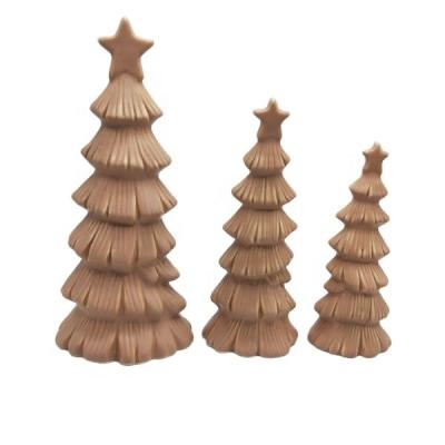 China Unique Home Decoration Christmas Ceramic T-light Candle Holder Insert For Home Decor for sale