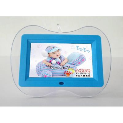 China Hot Selling Video Playback 7 Inch Digital Photo View With Led Video Digital Picture Frame Best Gift Light Game for sale