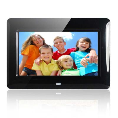 China Cheap Video Playback Price Advertising Player 7 Inch Video Blue Movie Digital Photo Frame for sale