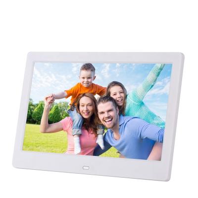 China Digital Video Picture Frame 10 Inch Electronic Photo Playback View With 1024*600 I High Resolution 720P LCD VCR for sale