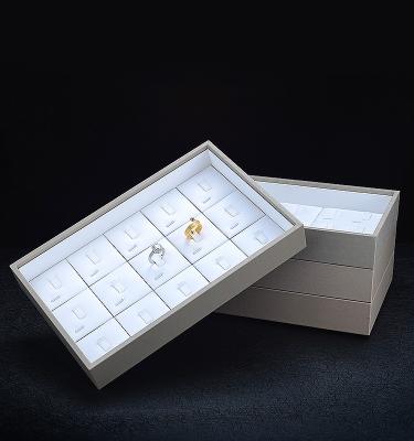 China Wholesale Luxury Jewelry Packaging Ring Custom Jewelry Display Tray for Jewelry for sale