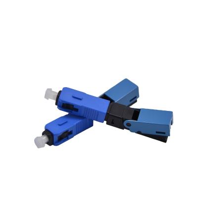 China 2.0mm*3.0mm 2.0mm*1.6mm new optical fiber quick connector set SC/unikit drop cable high quality and hot selling field optical fiber connector UPC for sale