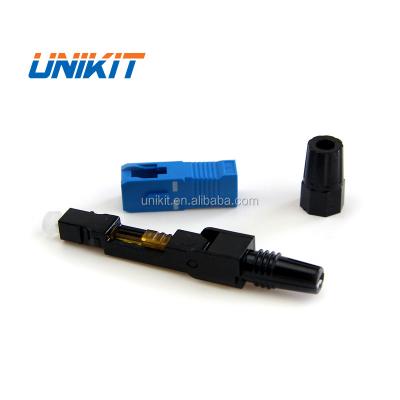 China FTTH Supplier China FTTH Field Assembly SC UPC APC Fiber Optic Fast Connector For Drop Butterfly Cable SC Fiber Optic Fast Connector for sale