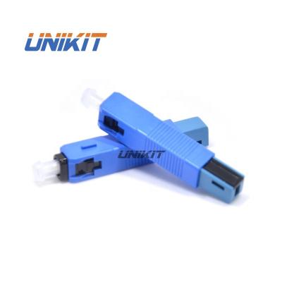 China FTTH in UNIKIT MESC250P FTTH SC UPC SC Mini Optical Fiber Quick Connector Singlemode Embedded Type Common Fiber Optic Quick Connector for sale