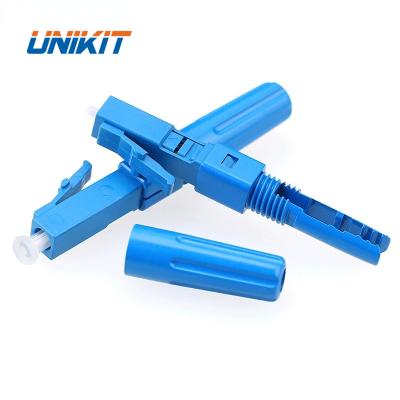 China 2.0*3.0mm & 2.0*1.6mm flat drop cable & 2.0mm & 3.0mm & 0.9mm Fast Fiber Optic Fast Connector LC Connector FTTH LC/UPC LC/APC Assembly Cable Repeated Field Installable Fast Fiber Optic Fast Connector for sale