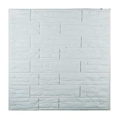 China WALL STICKER in stock 3d wallpaper brick supplier tiles pe foam for wall styrofoam PE wall stickers home decor for sale