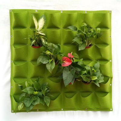 China Garden Planting Grow Bags Home and Garden Decoration Nonwoven Wall Hanging Grow Bags for sale