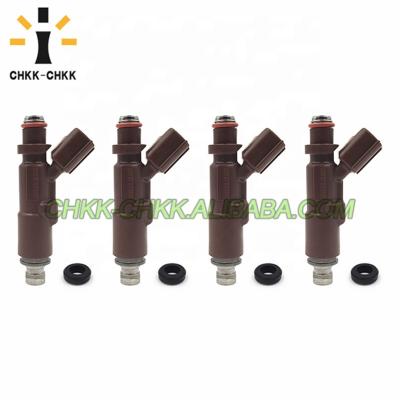 China Fuel Injector For T-oyota C-elica 1.8L Fuel Injector Nozzle 23250-22060 23209-22060 4 PCS OEM Standard for sale