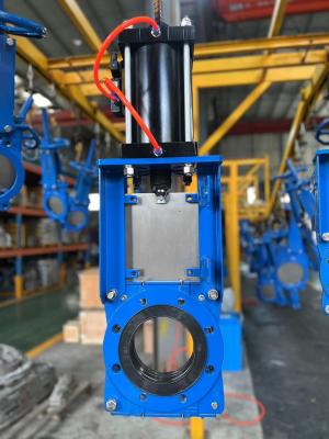 Chine Ductile Iron Knife Gate Valve with NBR Seat for Pulp and Paper Industry à vendre