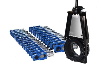 China Wafer End Connection Heavy Duty Knife Gate Valve 2-48 Inches with Heavy-Duty Design for sale