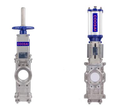 China SS Through Conduit Knife Gate Valve For Sewage Treatment Industry for sale