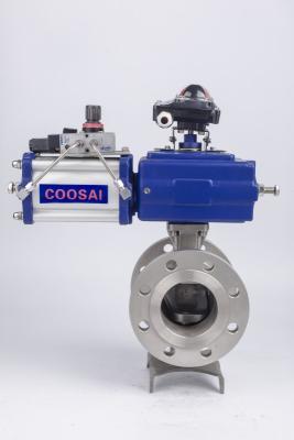 China V Notch Segment Ball Valve for sale