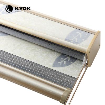 China KIEI 2021 Easy Factory Wholesale Blinds Window Curtain Zebra Blinds Fabric For Office Hotel for sale