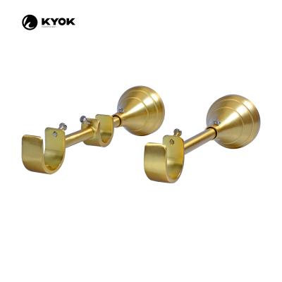 China KIEI I CLASSIC Aluminum Curtain Track End Cap Curtain Wall Bracket for sale