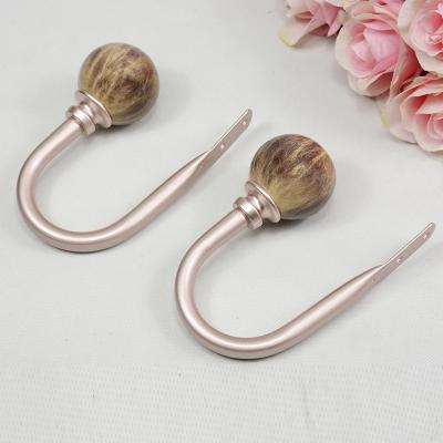 China Home Decor Kyok Window Curtain 2019 Stainless Steel Curtain Hooks Window Decoration Curtain Walls Accessories, Curtain Tie Back Hooks for sale