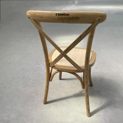 China Modern Rattan Seat Wood Chair for sale