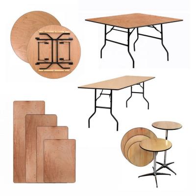 China Foldable Plywood Restaurant Tables for sale