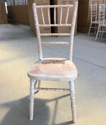 China Bleached Chiavari Solid Wood Chair for sale