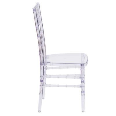 China Modern Crystal Clear Wedding Chair for sale