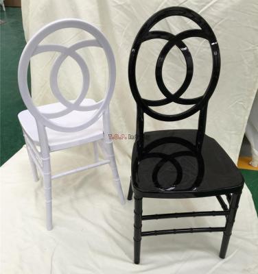 China Modern Black Resin Crossback Chair for sale