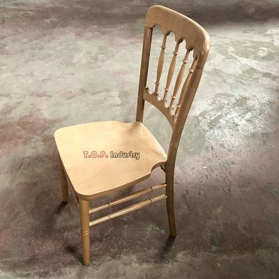 China Modern Natural Color 100% Solid Wood Castle Chair for sale