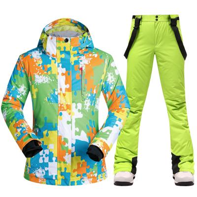 China Ski Suit Women Brands Outdoor Breathable Sports Windproof Waterproof Thermal Jacket Snow Pants Skiwear Winter Skiing And Snowboarding Suits for sale