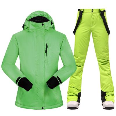 China 2021 Breathable Snowboarding Women's Ski Jacket And Snow Pants Waterproof Windproof Suits Women Winters Set Brands Super Warm Women Ski Suit for sale