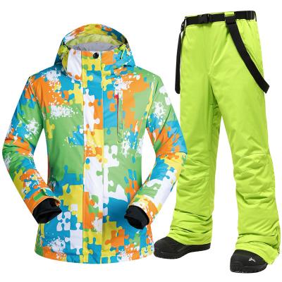 China Ski Suit Men Brands Outdoor Breathable Sports Waterproof Thermal Jacket Windproof Snow Pants Skiwear Winter Skiing And Snowboarding Suits for sale