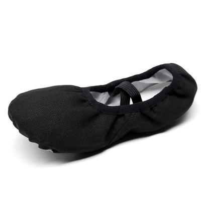 China Soft/Lightweight/Breathable Women Dance Slipper Ballet Flat Shoes Pink Canvas Ballet Shoes for sale