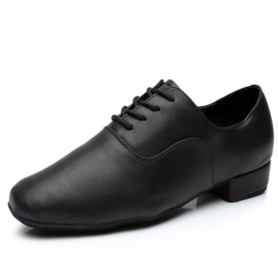 China Fashion/Black Men Salsa Ballroom Tango Shoes Comfortable/Durable Soft Leather Boys Dance Shoes for sale