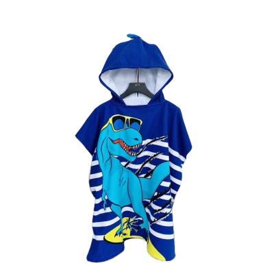 China Child Safe Hooded Cartoon Bath Towel Children's Bath Towel Kids Formaldehyde Free Beach Towel Designs Beach Towel for sale