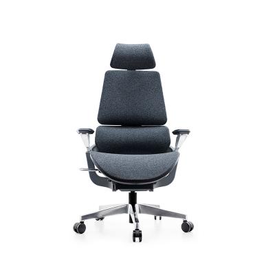 China 2020 new arrival luxury V shaped neck protection high elasticity mesh ergonomic swivel chair for sale