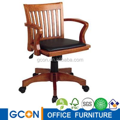 China solid wooden executive office chair swivel chair wheel base for sale