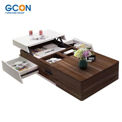 China Space saving foldable expandable coffee table set modern home furniture for sale