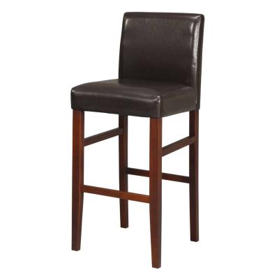 China Upholstered bar chair wooden bar stool leather bar stool for sale