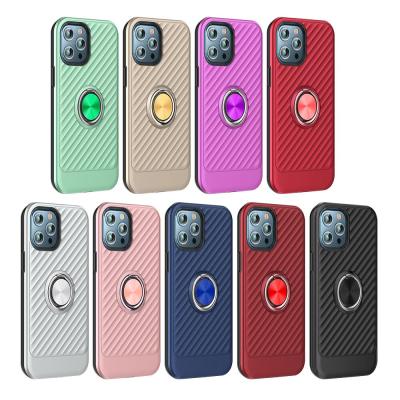 China Anti Drop For LG K53 Commander Cell Case 360 ​​Ring Holder Shockproof Mobile Phone Back Cover for sale