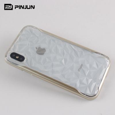 China Dust protection for Xiaomi Poco F1 fancy diamond pattern mobile back covers transparent soft tpu and PC phone case for sale