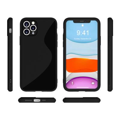 China Customize Phone Case New S Shape Cell Phone Case For iPhone 8 Accessories Soft TPU Phone Cover For iphone 11 Case for sale