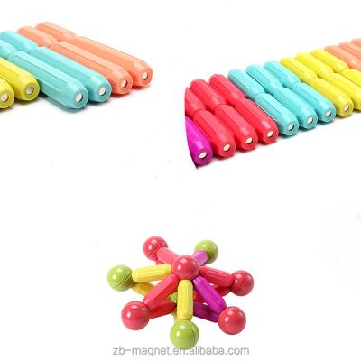 中国 Toy Factory Wholesale Magnetic Bars and Balls Blocks Educational Toys with Free Sample 販売のため