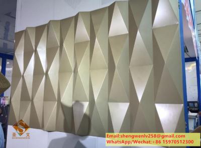 Cina Perforating Metal Screen Aluminium Sheet 3mm Tthickness PVDF Durable Coating for external wall cladding decoration in vendita