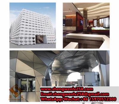 China Aluminum Veneer/plank/plate/aluminum carved Panel Fireproof Curtain Wall for sale