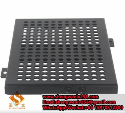 China Manufacture Solid Aluminum Panel Aluminium Perforated Panel for Facade for sale