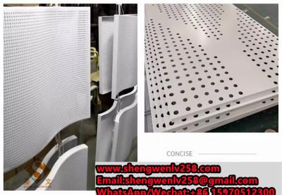 China Perforated Aluminium Column Covers Cladding Panel for Hotel Decoration for sale