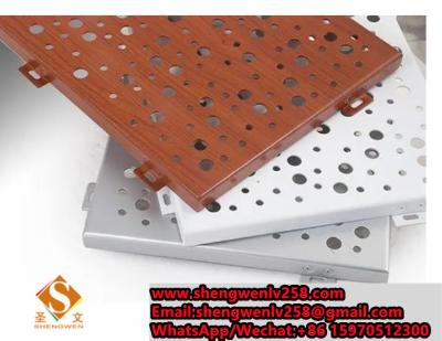 China Cheap Price Aluminum Decorative Veneer PVDF Exterior Cladding Panel for sale