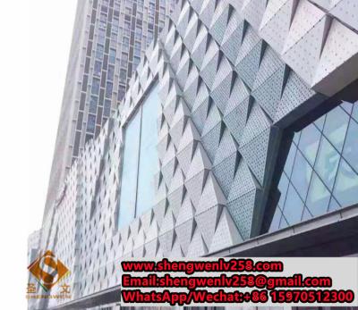 China Building Materials Suspended Ceiling PVDF Coated Expanded Aluminium Mesh Panel for sale